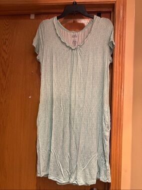 Croft & Barrow, teal green, short sleeve, small